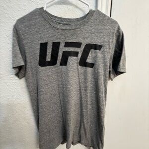 UFC Gray and Black Short Sleeve Tees